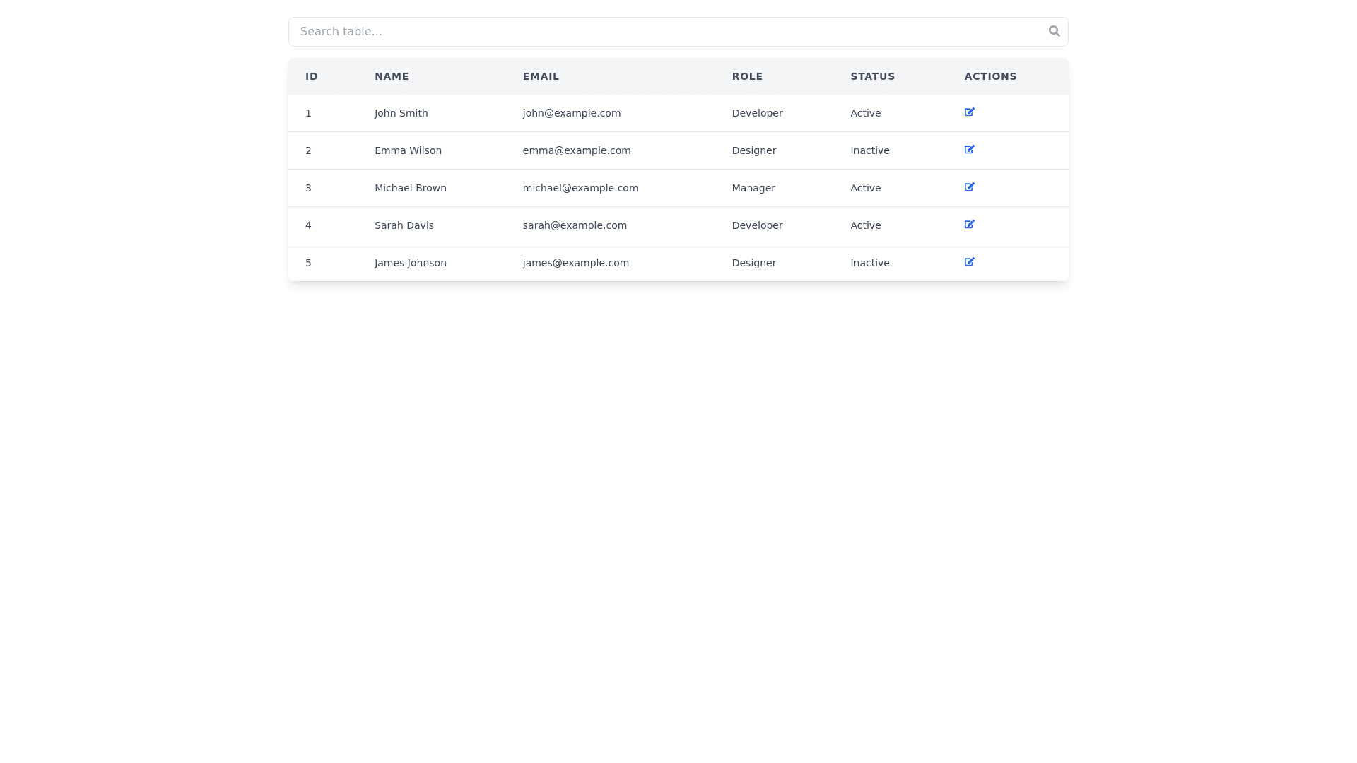 Component Preview