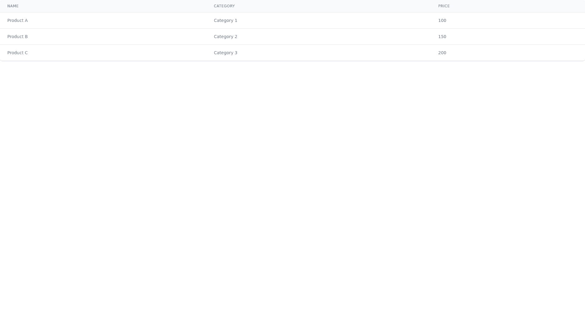 Component Preview
