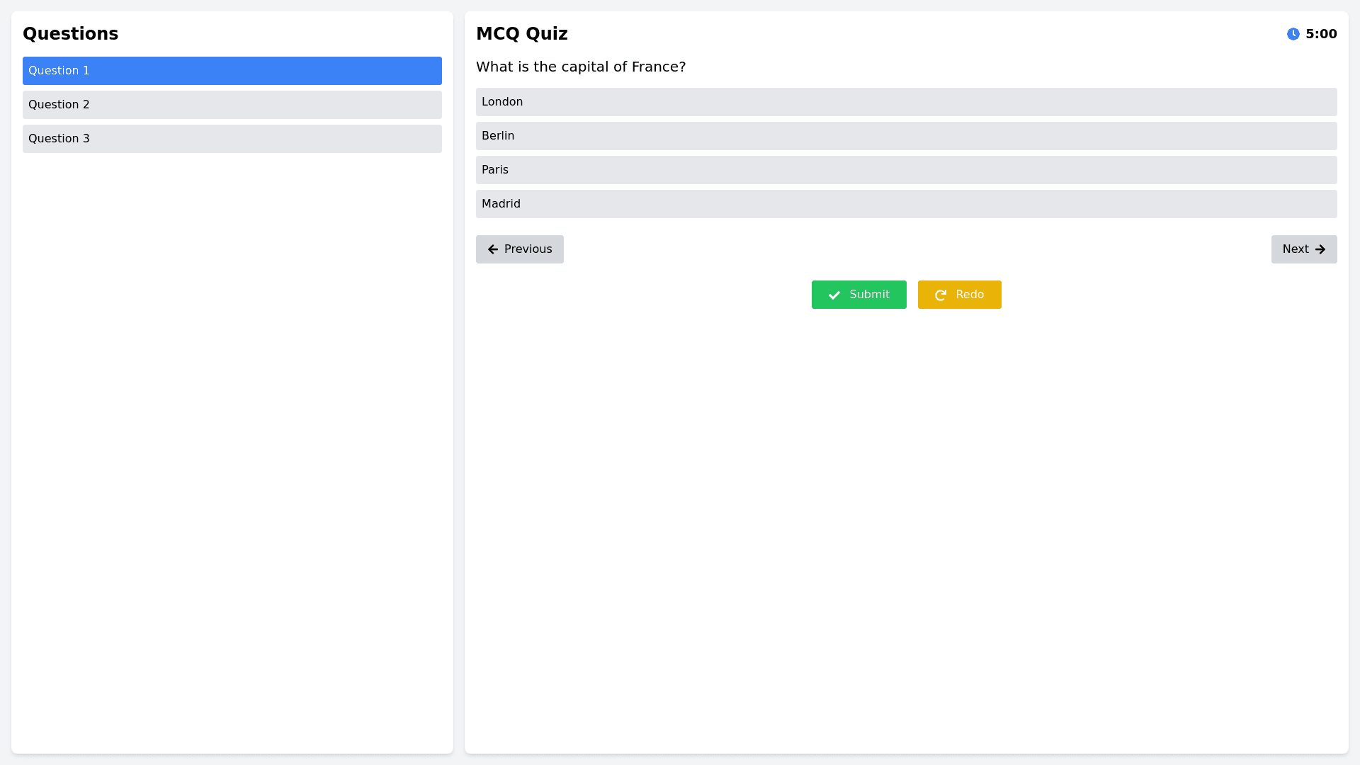 Component Preview