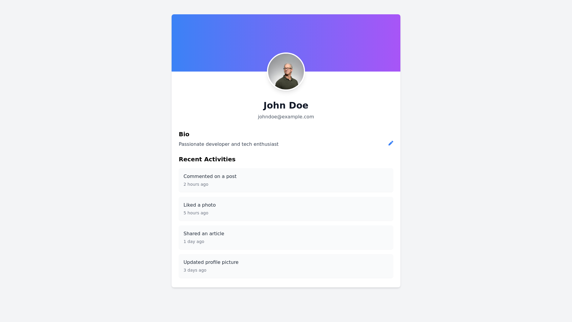 Component Preview