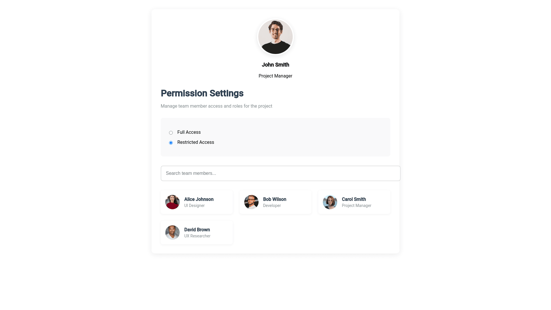Component Preview