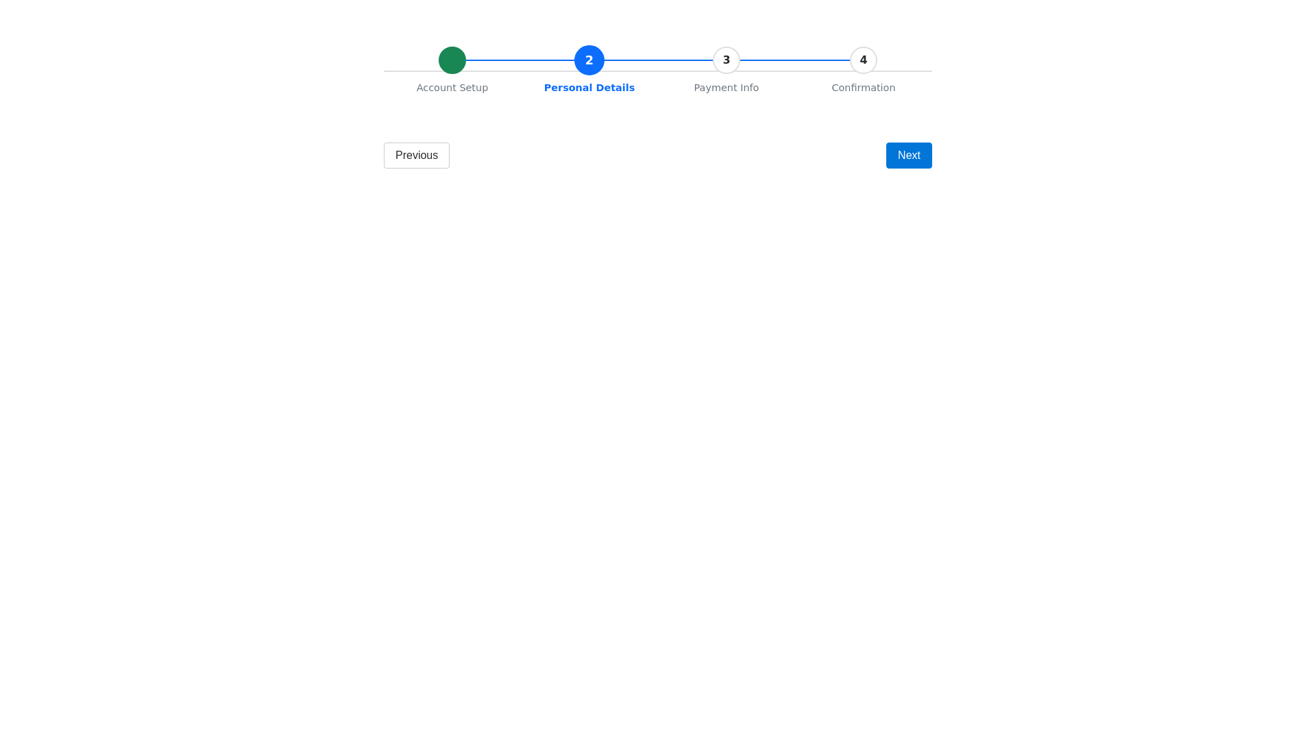 Animated Progress Stepper - Free Html, Bootstrap Component