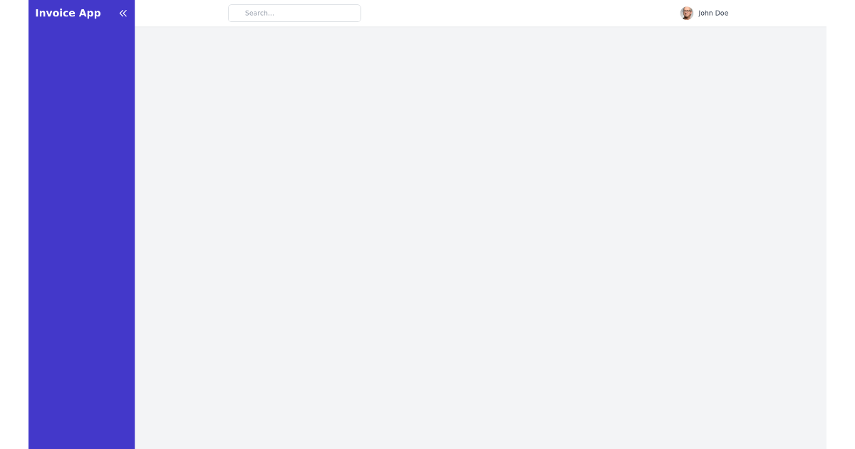 Admin Navigation Layout - Free Angular, Tailwind Component