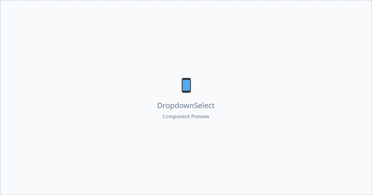 Dropdown Select - Free React, Tailwind Component