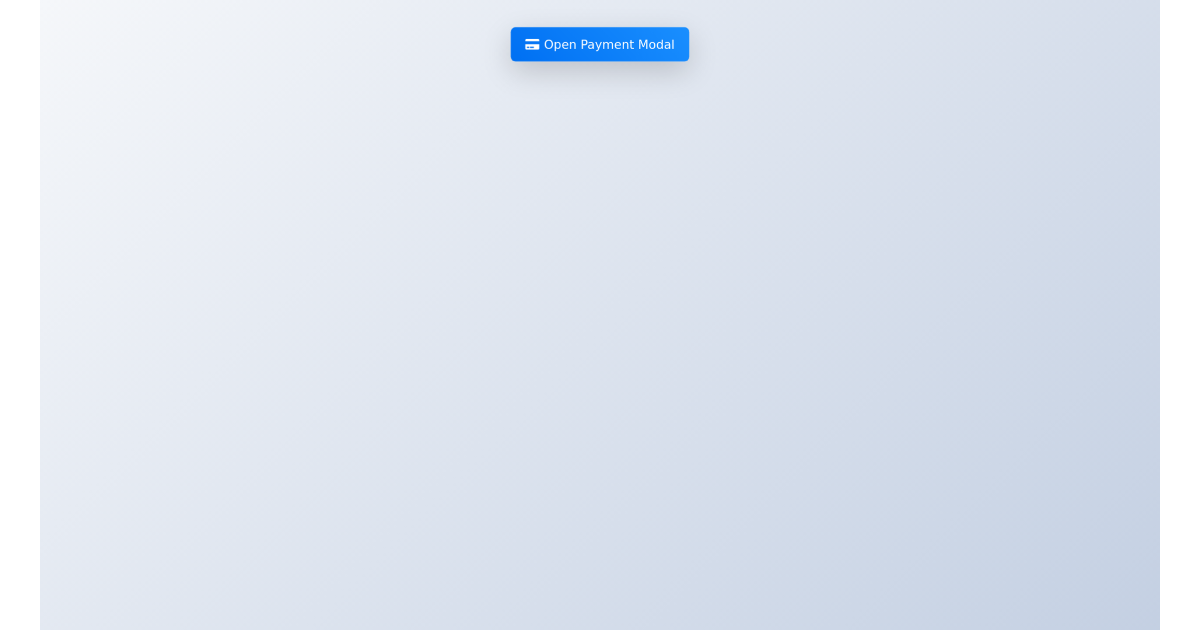 Payment Modal Form - Free Html, Bootstrap Component