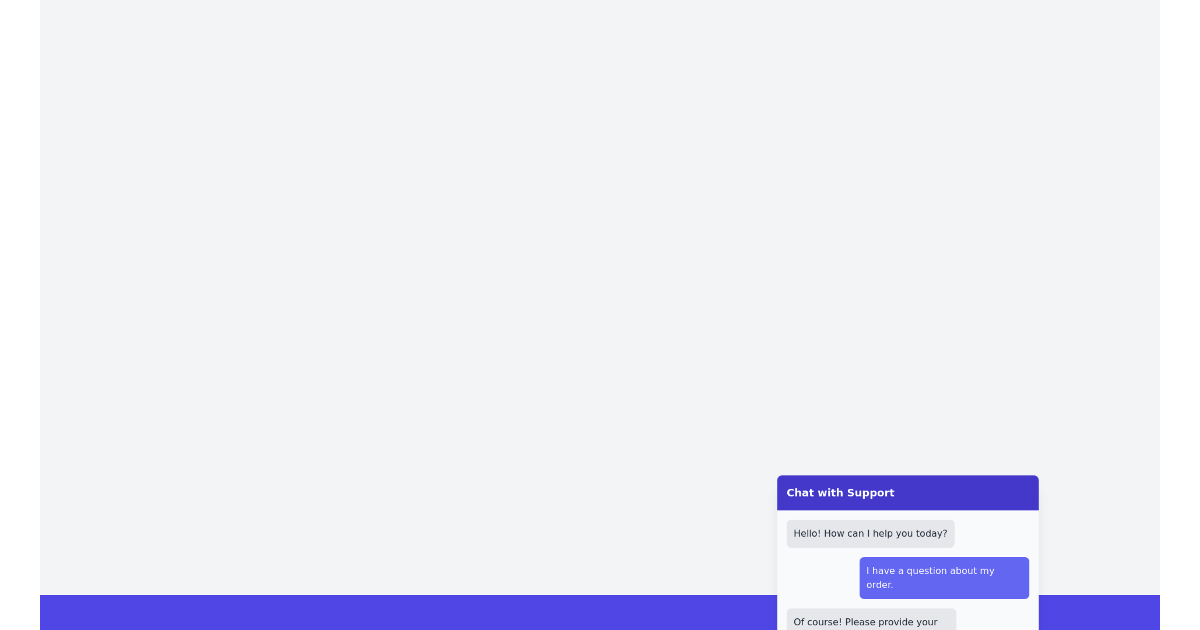 Chat Status Bar - Free Html, Tailwind Component