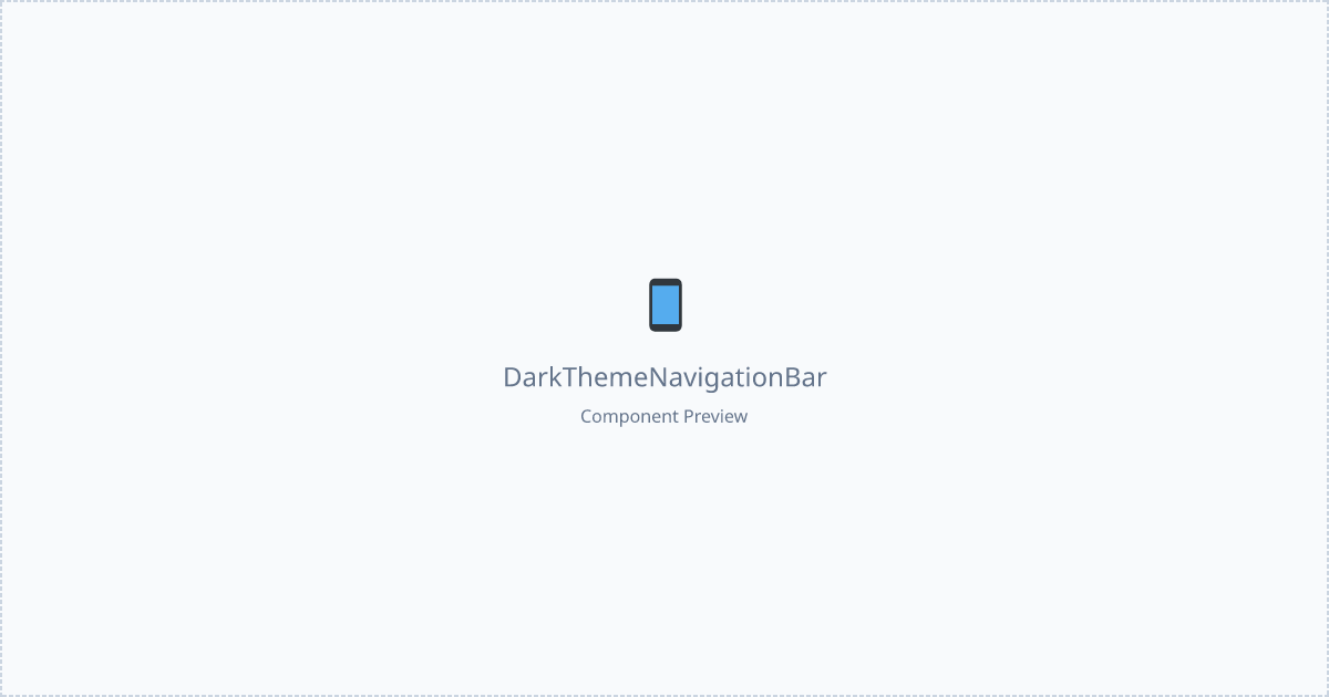 Dark Theme Navigation Bar - Free React, Tailwind Component