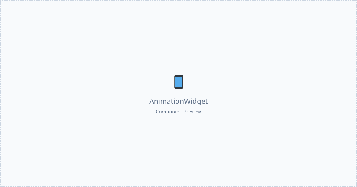 Animation Widget - Free React, Tailwind Component