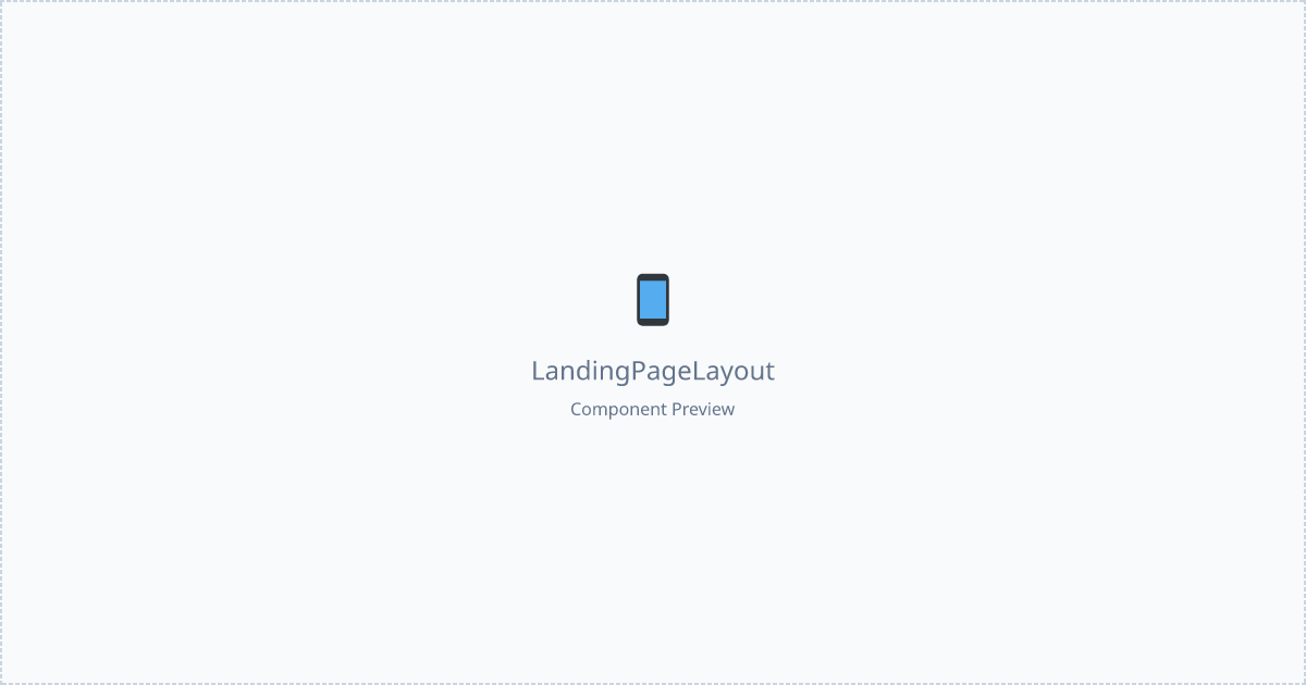 Landing Page Layout - Free React, Mui Component