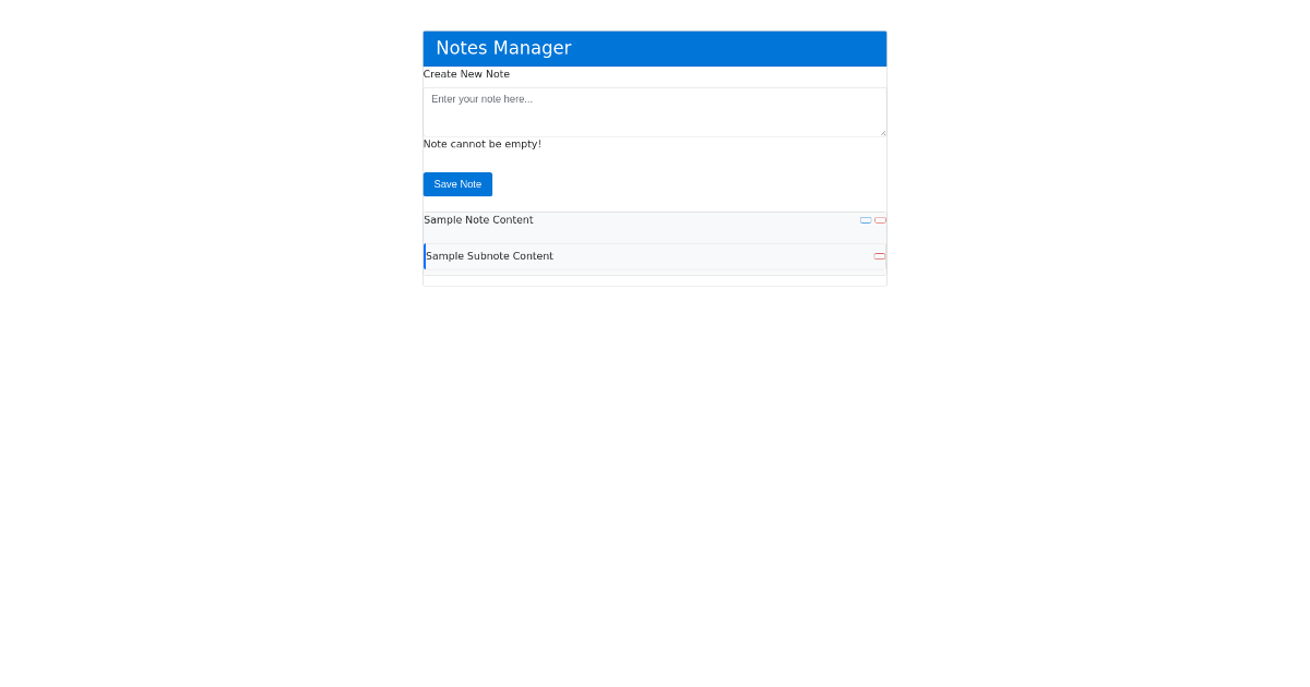 Interactive Notes Module - Free Html, Bootstrap Component