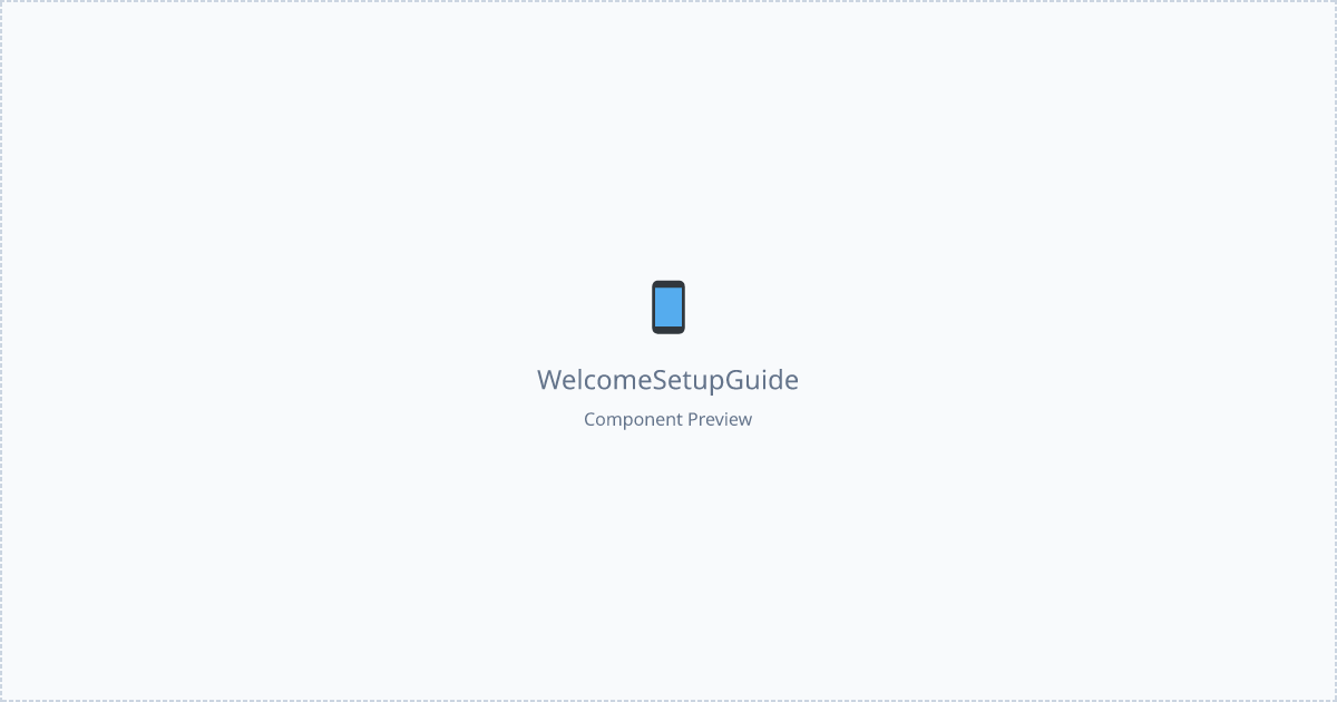 User Onboarding Screen with Setup Guide | React & MUI