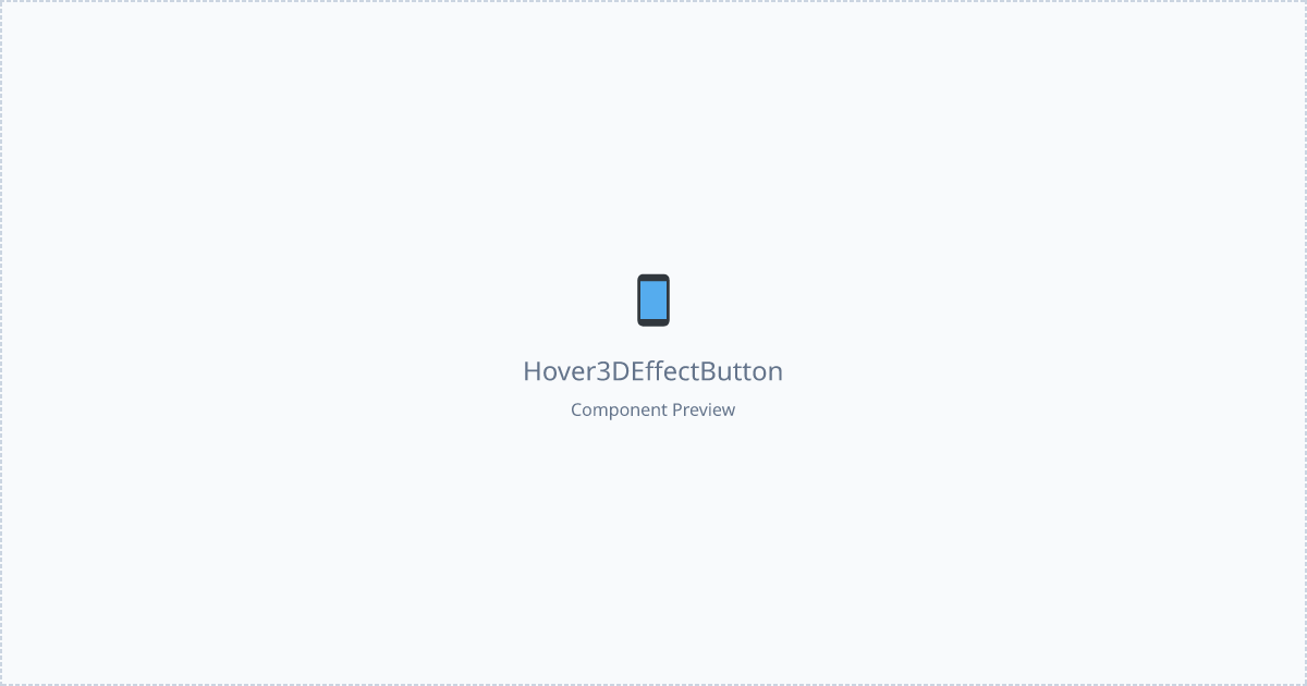 Hover3 D Effect Button - Free React, Tailwind Component