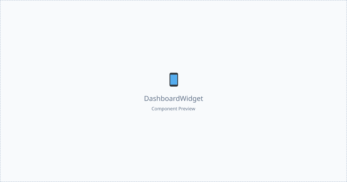 Dashboard Widget - Free React, Tailwind Component