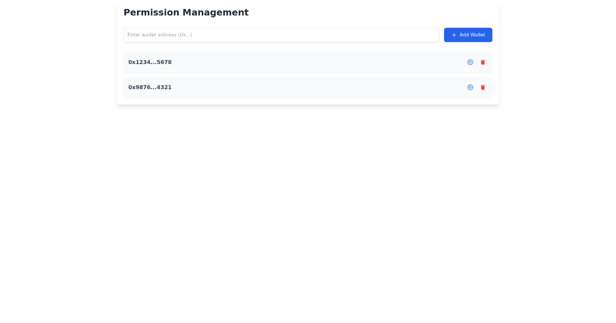 Permission Manager - Free React, Tailwind Component