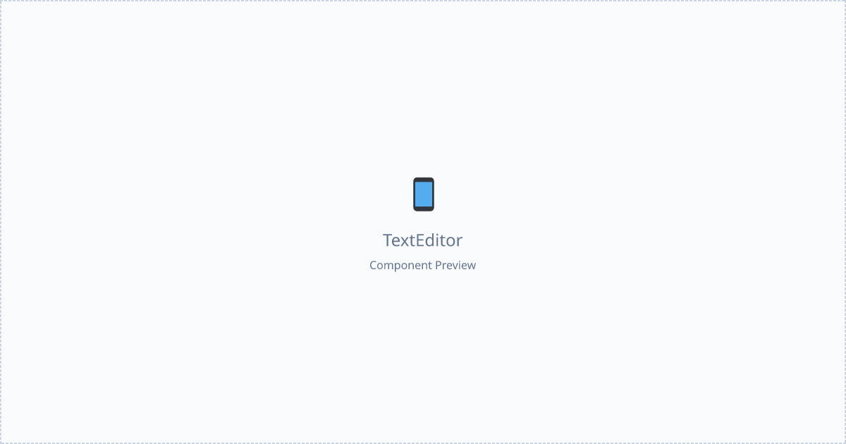 Text Editor - Free React, Tailwind Component