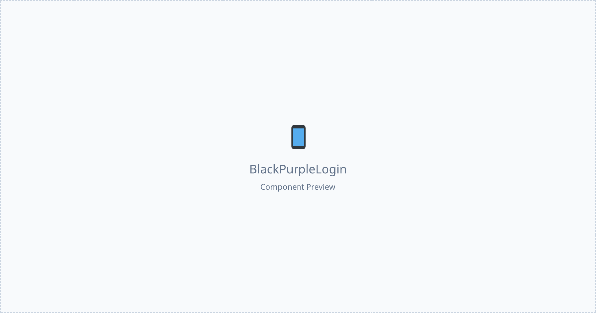 Black Purple Login - Free React, Tailwind Component