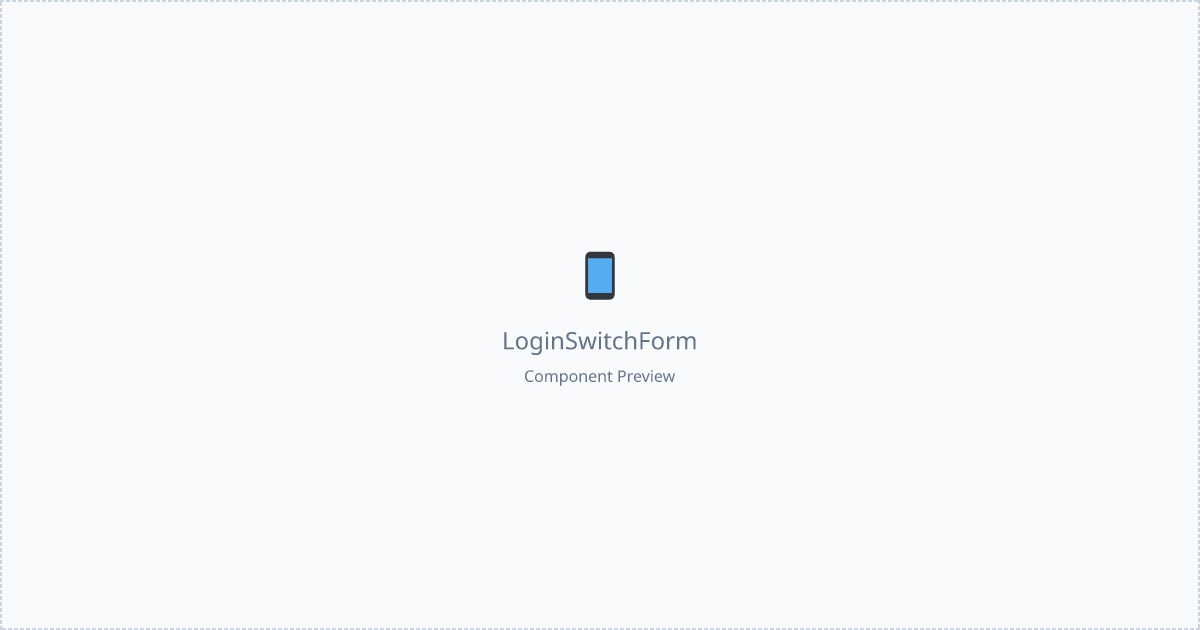 Login Switch Form - Free React, Tailwind Component