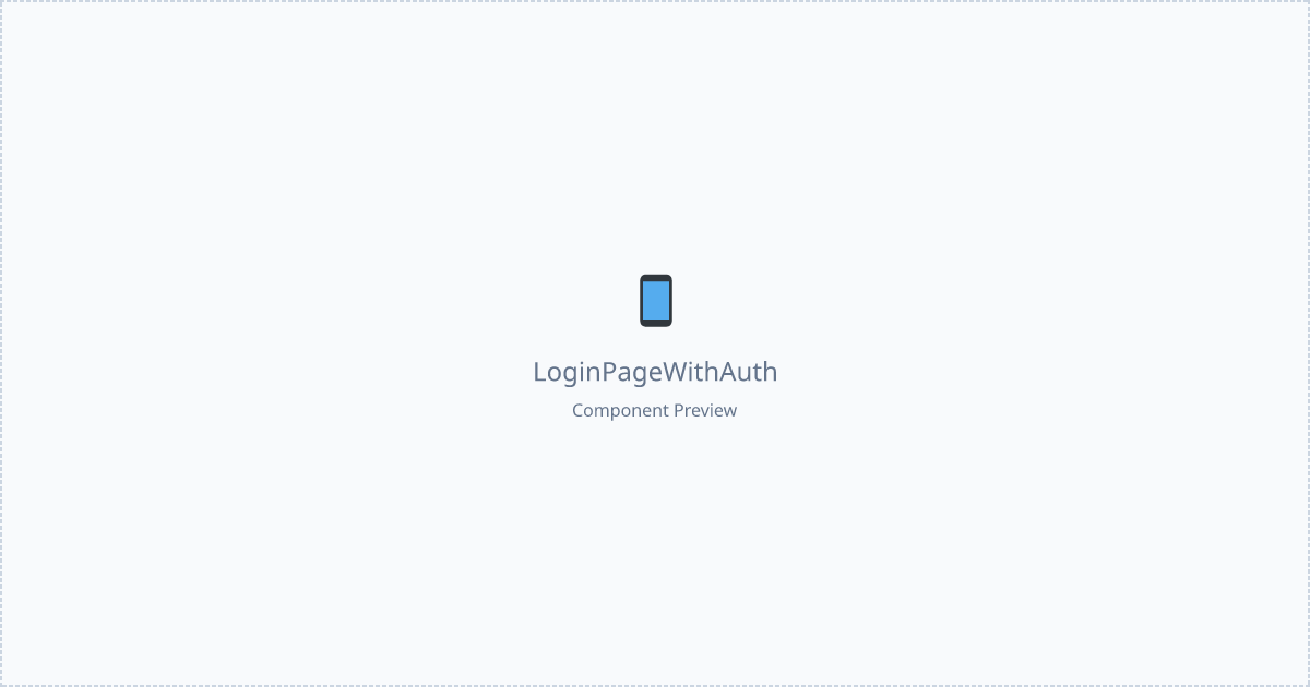 Login Page With Auth - Free React, Mui Component