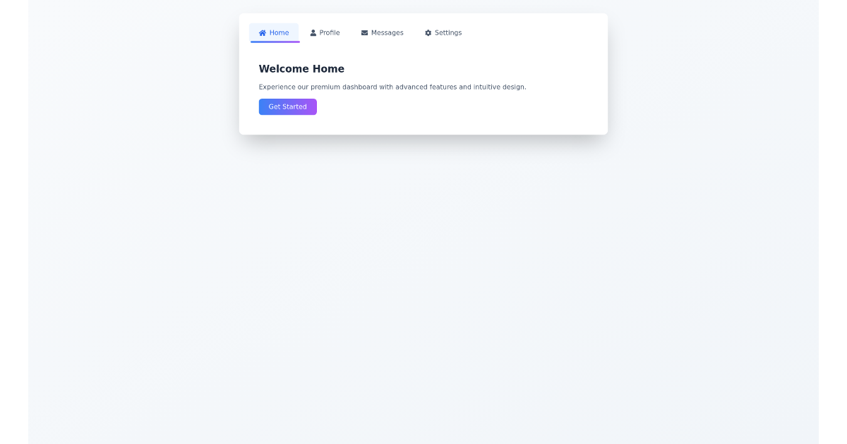 Premium Tabbed Interface - Free Html, Tailwind Component