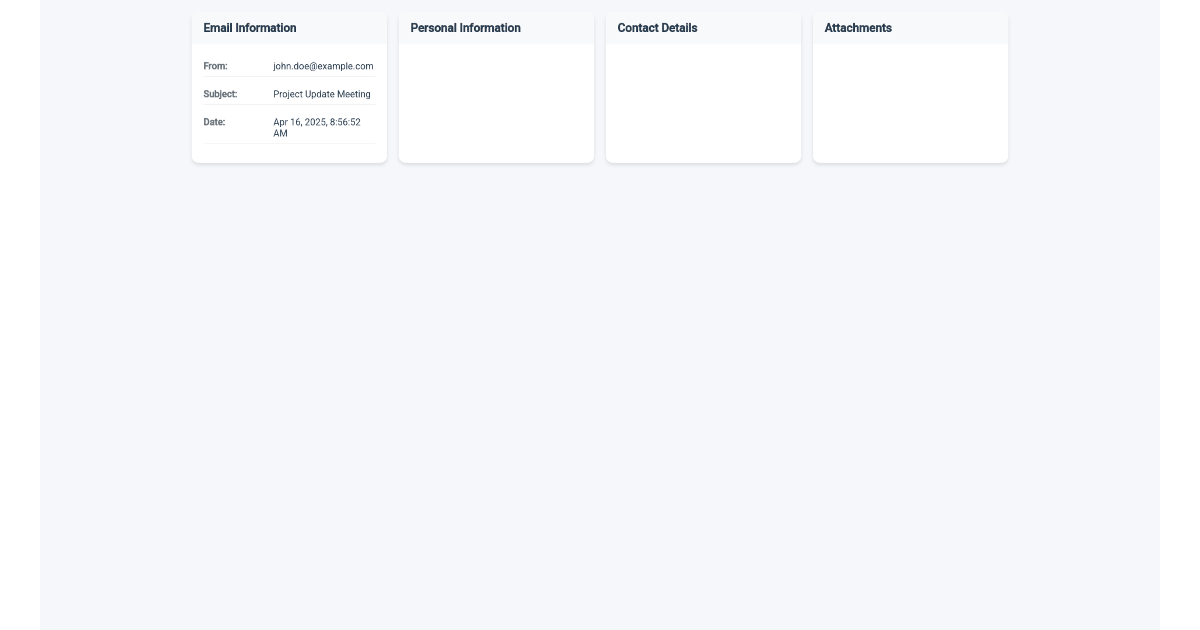 Multi Section Dashboard - Free Angular, Css Component