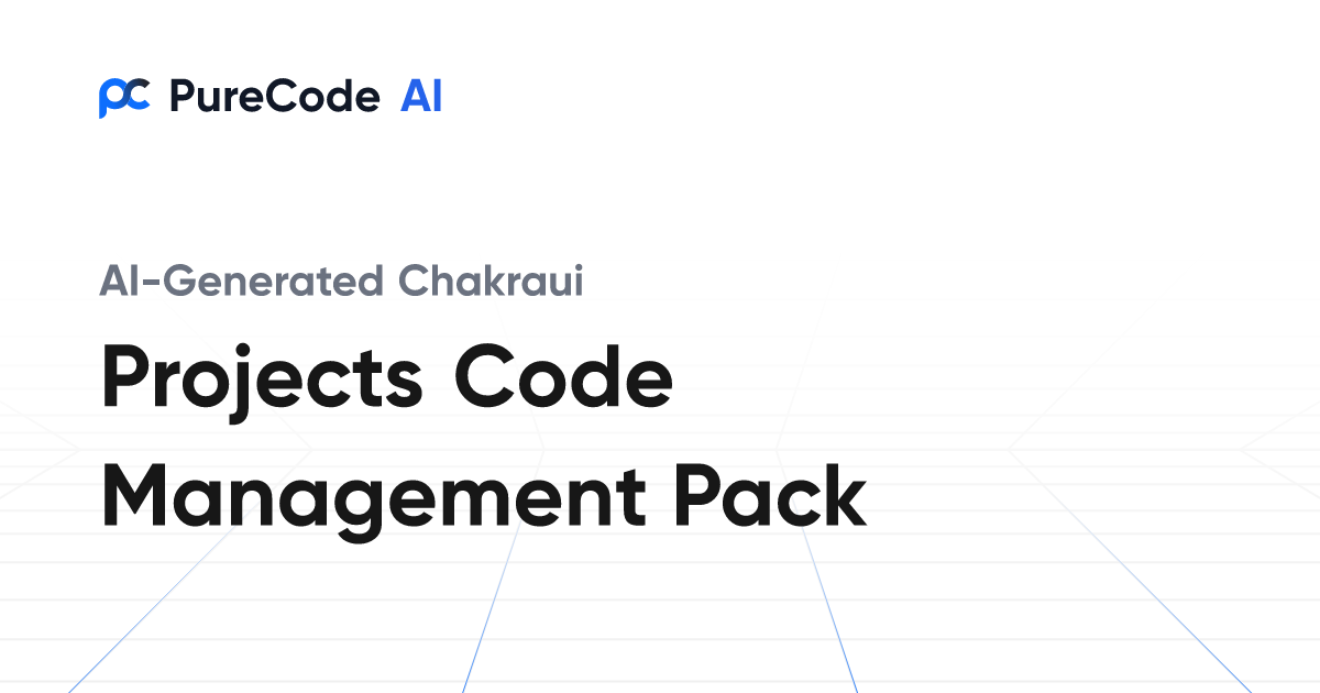 Build Great Chakraui Projects code management pack Components Faster ...