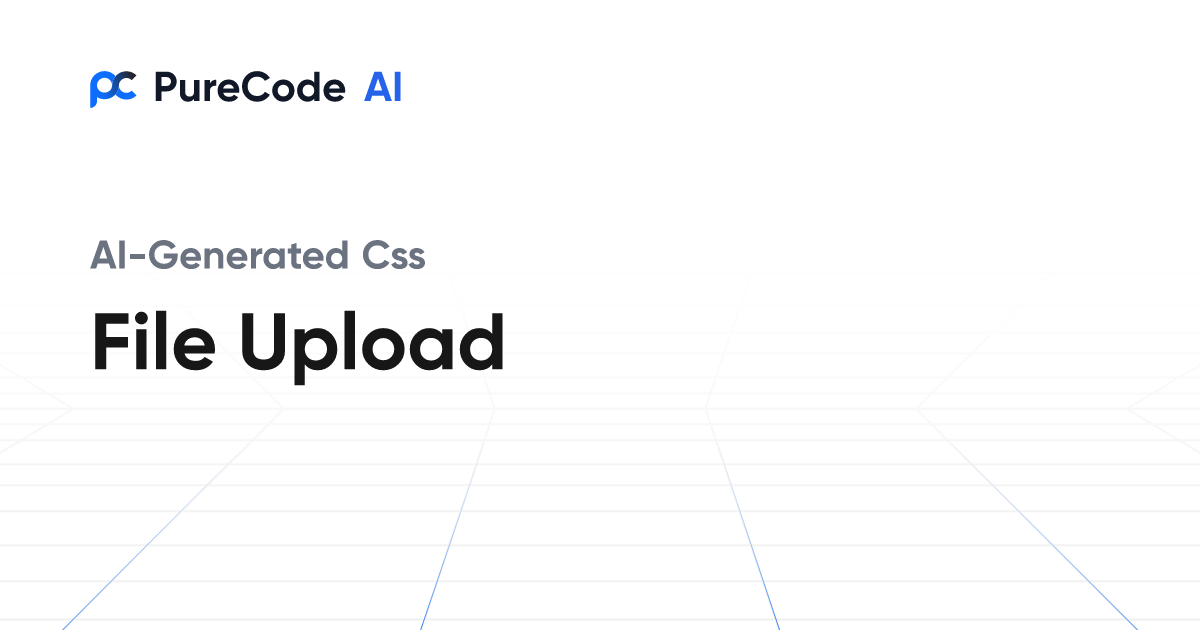 10+ Free CSS File Upload Templates That Developers Love [With Code] image.